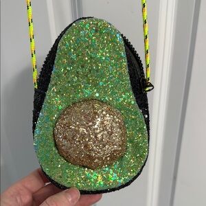 Crewcuts- Green Avocado Crossbody Bag - glitter - 2019